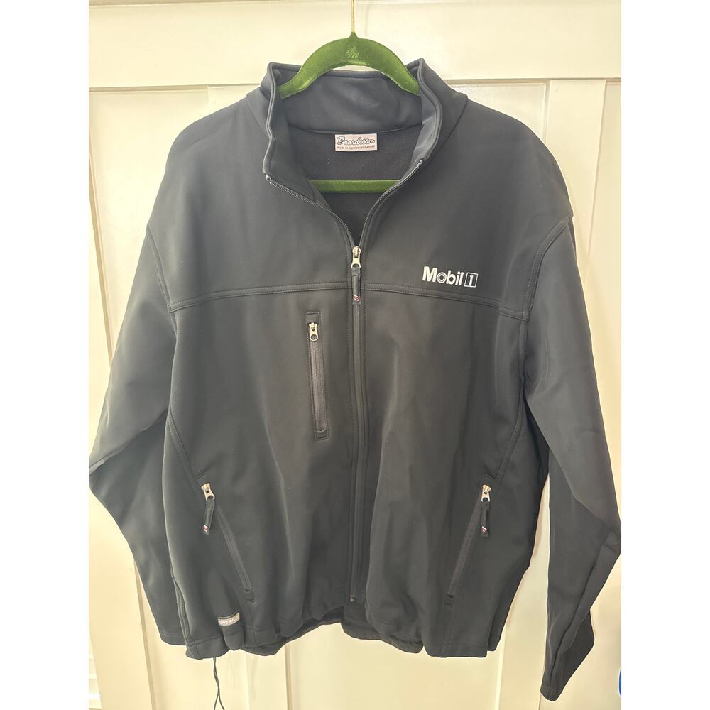 Men's Mobil Mercedes Benz Boardroom Black Jacket Size XXL